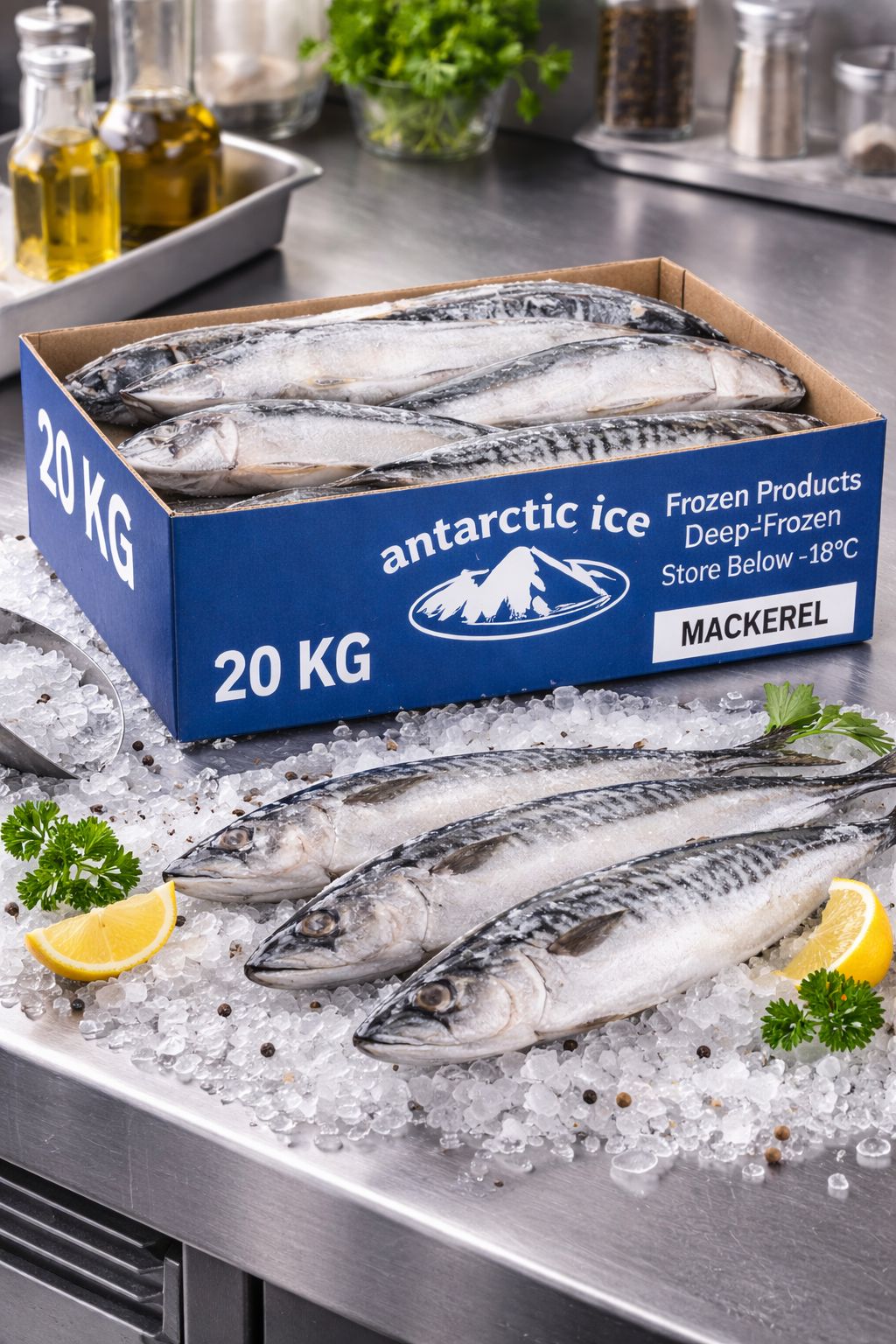 Mackerel Fish Box (Titus) 20KG