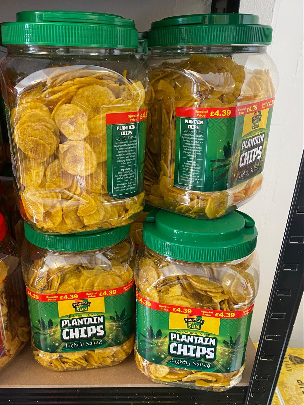 Plaintain chips Lightly Salted 450g