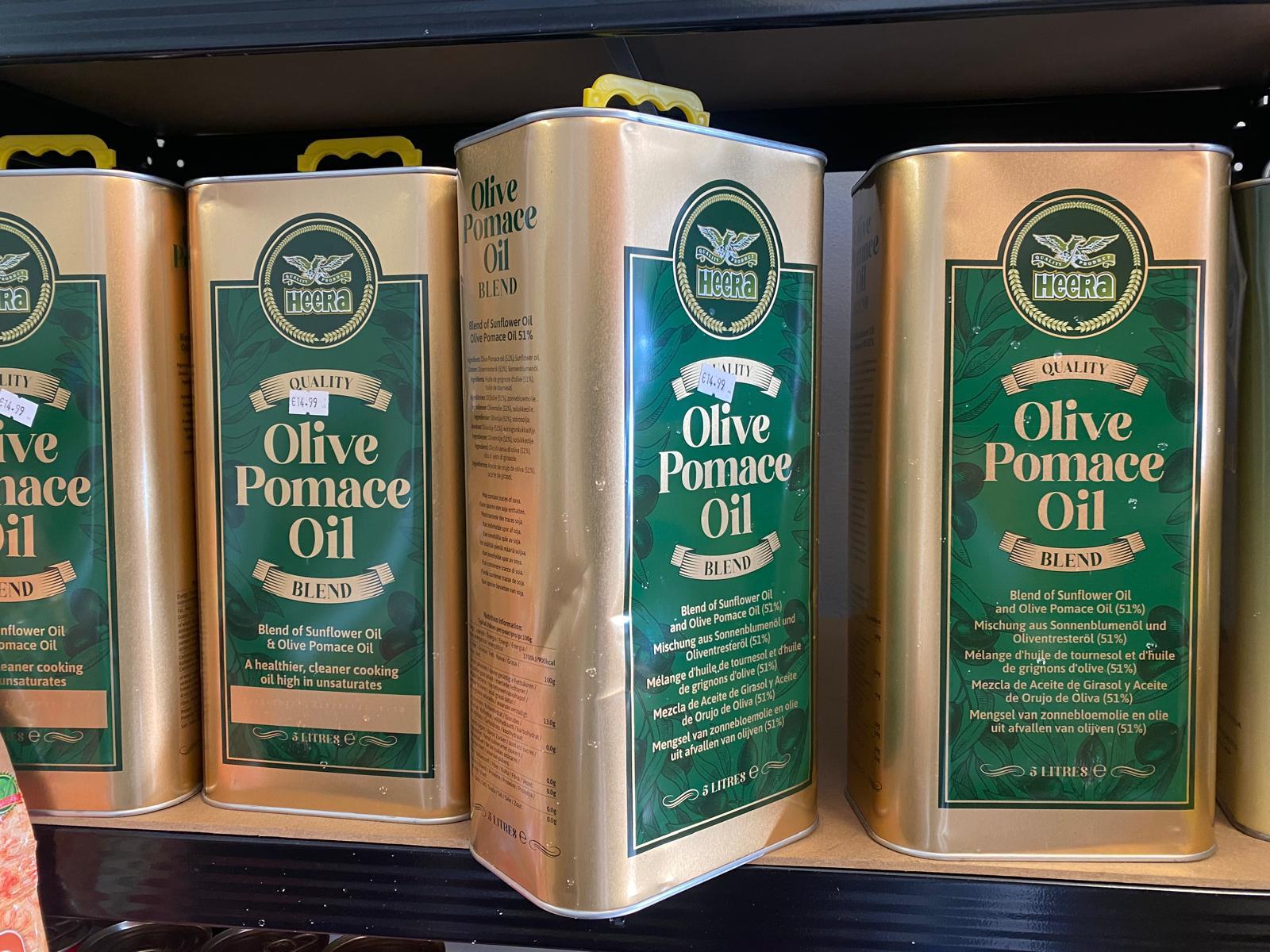 Olive pomace oil 5 Litres