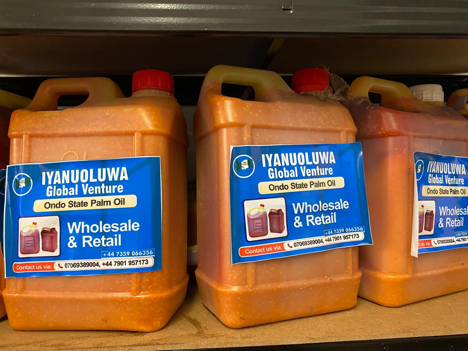 Ondo state Palm oil 2.5 liters