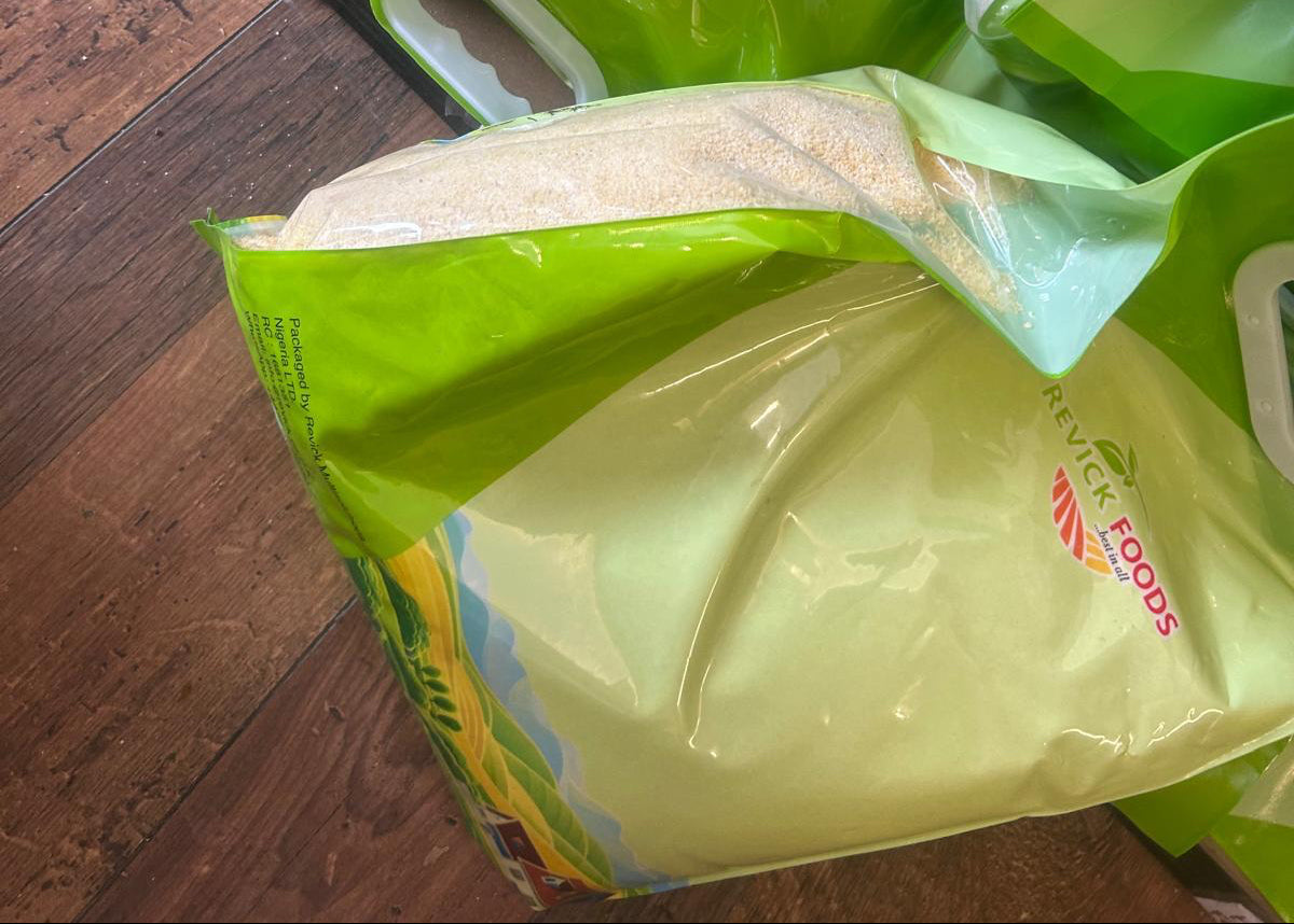 Yellow Garri Revick Foods 4kg