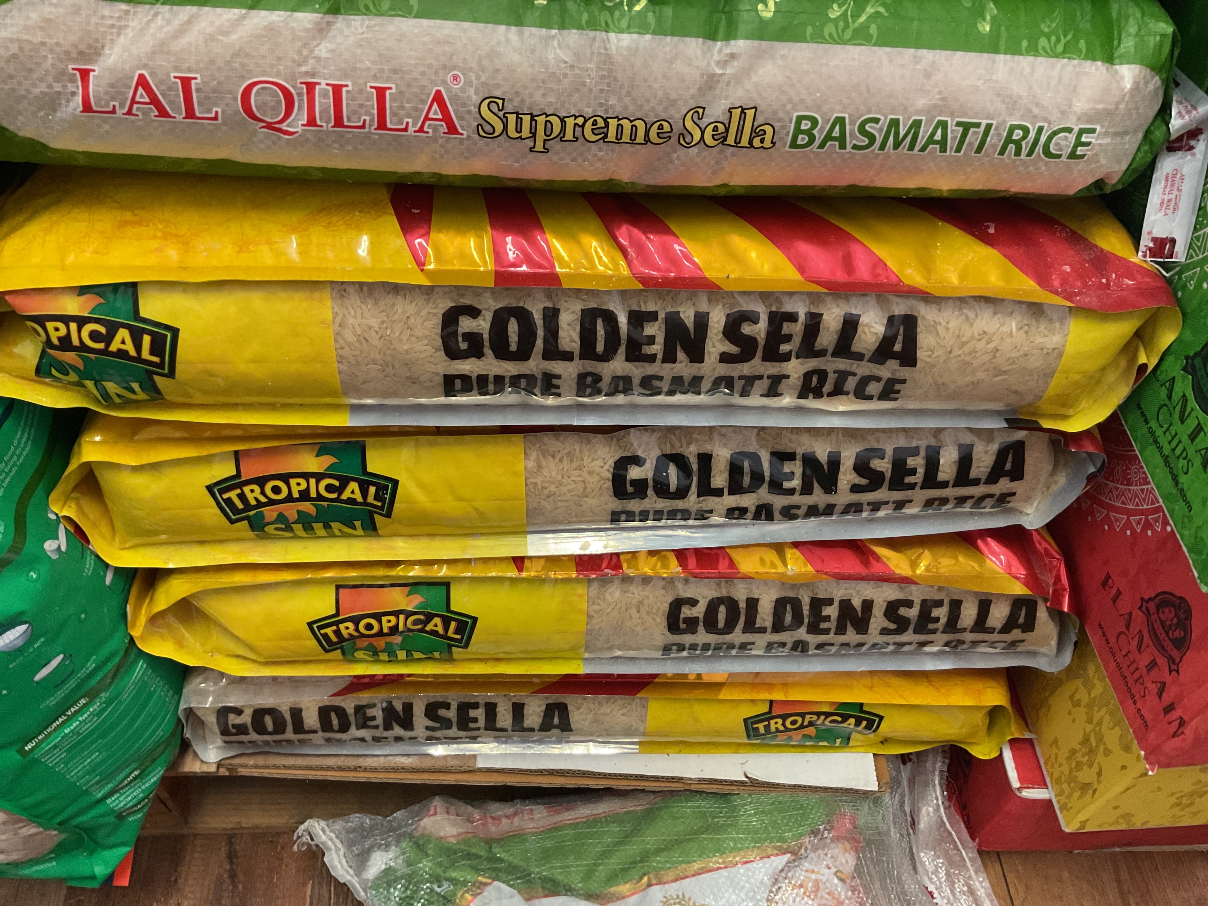 Golden sella Basmati rice 20kg