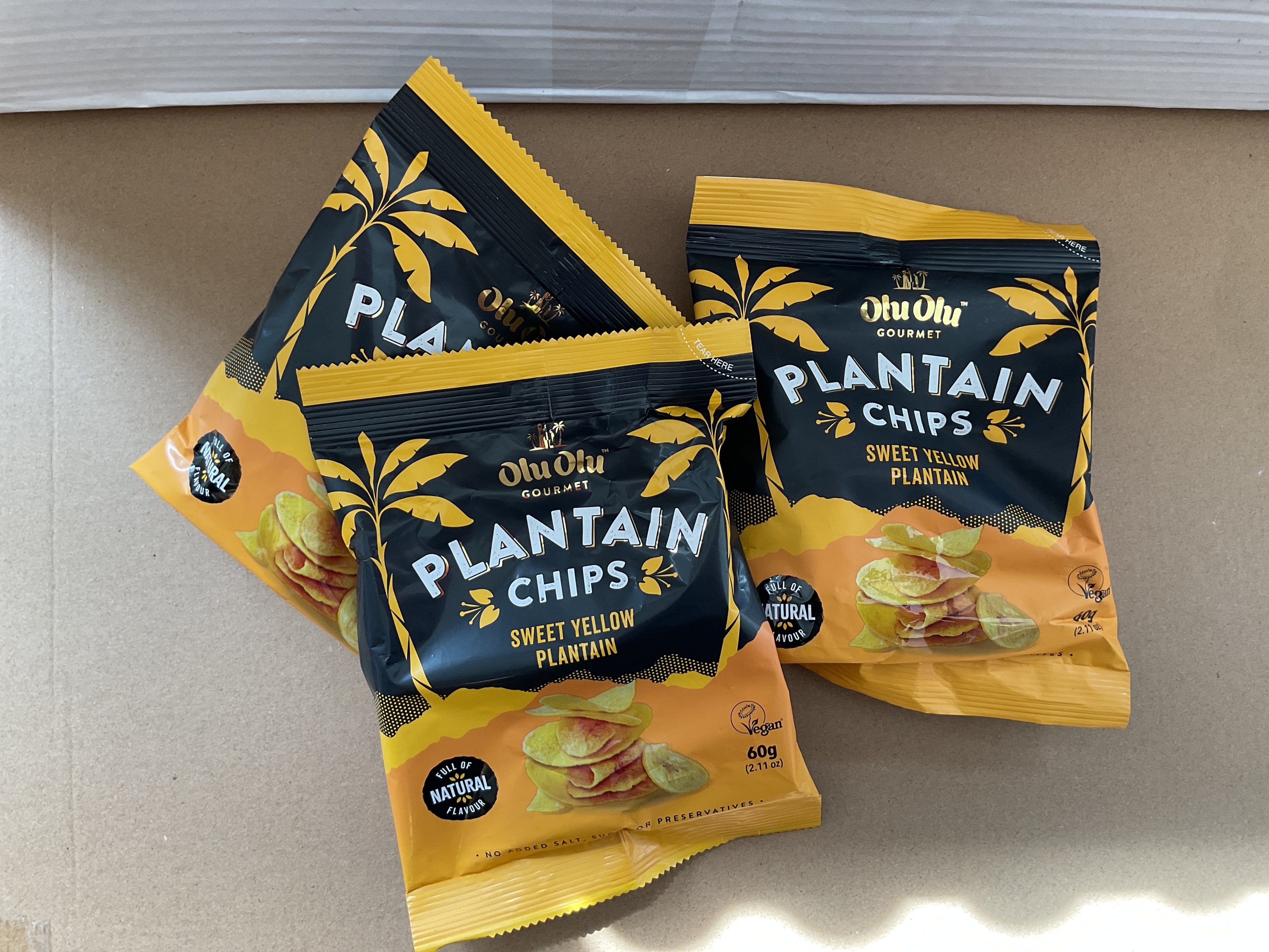 Plantain Chips sweet yellow plantain