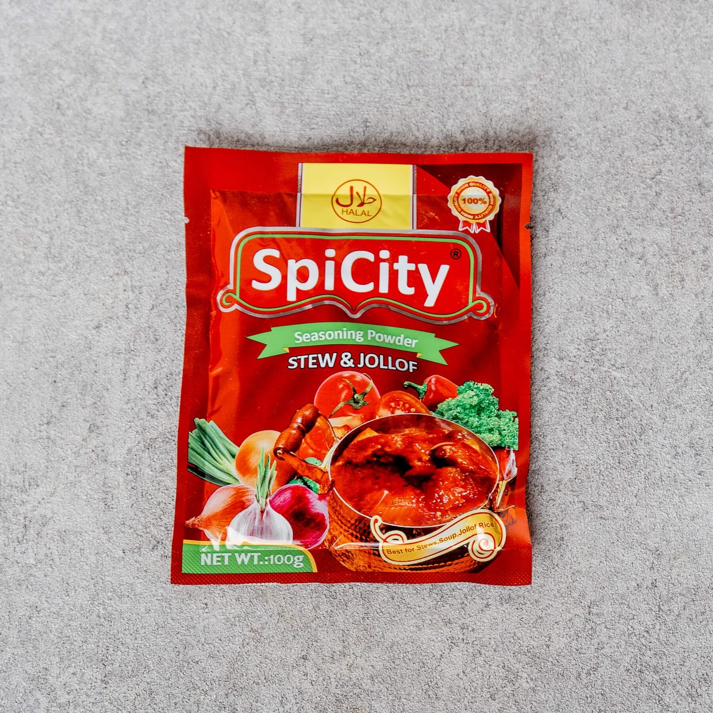 Spicity Stew And Jollof Seasoning Powder Halal 100 G